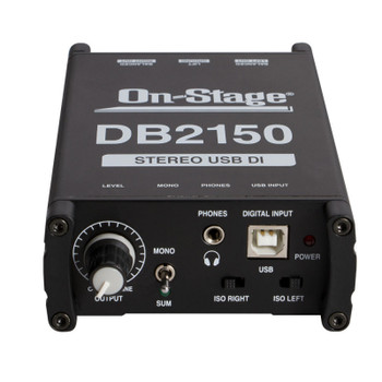 On-Stage Stands DB2150 Stereo USB DI Box On-Stage Stands DB2150 Stereo USB DI Box