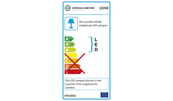 Konig & Meyer 12243 Music Stand Light - Dual Head - 1 LED Flexlight Konig & Meyer 12243 Music Stand Light - Dual Head - 1 LED Flexlight