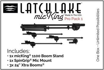 Latch Lake MicKing 1100 Boom Stand Pro Pack 1 Latch Lake MicKing 1100 Boom Stand Pro Pack 1