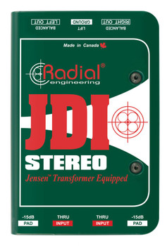 Radial JDI Stereo Stereo Passive DI - Top Radial JDI Stereo Stereo Passive DI - Top