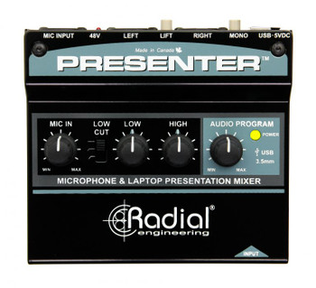 Radial Presenter Audio Presentation Mixer - Top Radial Presenter Audio Presentation Mixer - Top