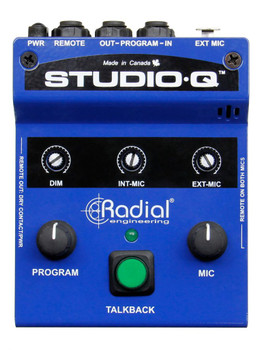 Radial Studio-Q Studio Talkback Controller - Top Radial Studio-Q Studio Talkback Controller - Top