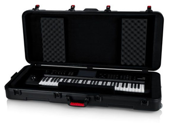 Gator GTSA-KEY61 TSA ATA Molded 61-note Keyboard Case w/ Wheels Gator GTSA-KEY61 TSA ATA Molded 61-note Keyboard Case w/ Wheels
