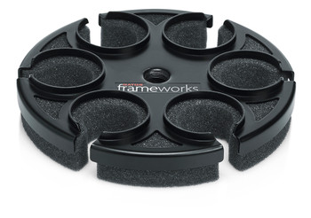 Gator GFW-MIC-6TRAY Multi Microphone Tray Designed To Hold 6 Mics Gator GFW-MIC-6TRAY Multi Microphone Tray Designed To Hold 6 Mics