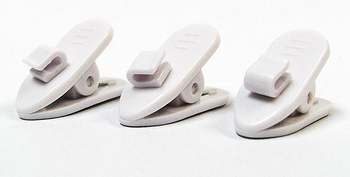 WindTech TC-5 Lavalier / Lapel / IEM / IFB Clothing Clips in White WindTech TC-5 Lavalier / Lapel / IEM / IFB Clothing Clips in White