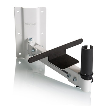 Gator Frameworks Speaker Wall Mount in White Gator Frameworks Speaker Wall Mount in White