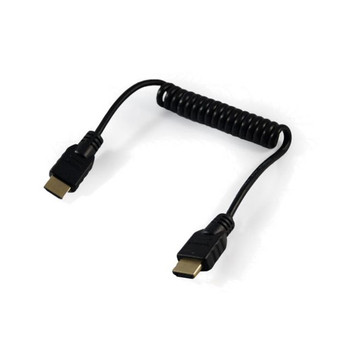 ProVideo HDMI Male to HDMI Male Coiled Cable (18'' Extended) ProVideo HDMI Male to HDMI Male Coiled Cable (18'' Extended)