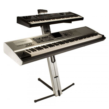 Ultimate Support AX-48 Pro Apex Column Keyboard Stand - Silver Ultimate Support AX-48 Pro Apex Column Keyboard Stand - Silver
