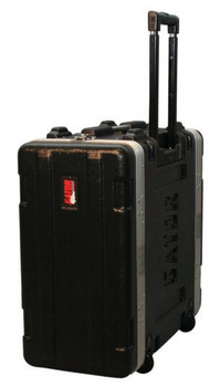 Gator 4U Audio Rack; Powered Rolling Gator 4U Audio Rack; Powered Rolling