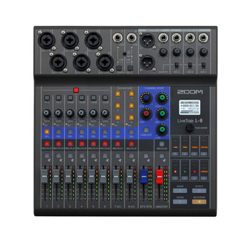 Zoom LiveTrak L-8 8-channel mixer Zoom LiveTrak L-8 8-channel mixer
