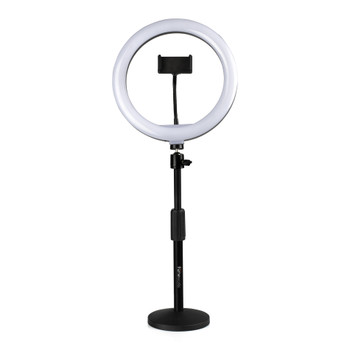 Gator Ring Light Round Base Desktop Stand W/ Phone Clamp