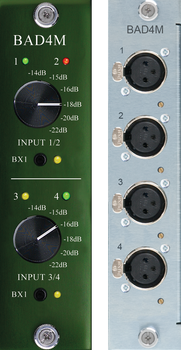 Burl Audio BAD4M Mastering Grade 4-Channel ADC Card for B16 / B80 Burl Audio BAD4M Mastering Grade 4-Channel ADC Card for B16 / B80