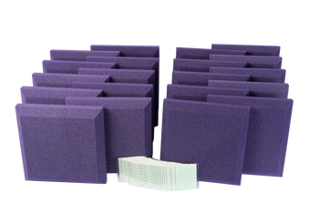 Auralex Home Office Kit 20x 2x12" SonoFlat Panels in Purple Auralex Home Office Kit 20x 2x12" SonoFlat Panels in Purple