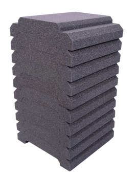 Auralex 10x Charcoal 12" x 12" Royale StudioFoam panels Auralex 10x Charcoal 12" x 12" Royale StudioFoam panels