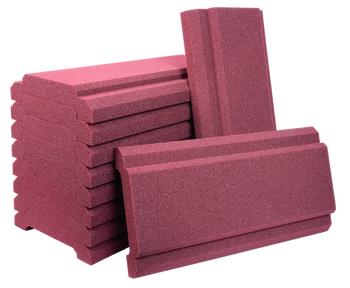 Auralex 10x Burgundy  12" x 24" Royale StudioFoam panels Auralex 10x Burgundy  12" x 24" Royale StudioFoam panels