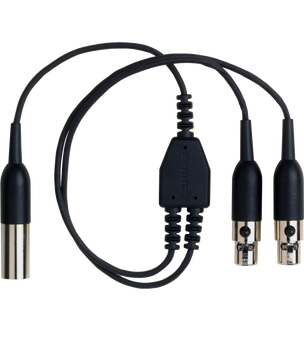 Shure AXT652 Y-Cable for Bodypack Transmitters Shure AXT652 Y-Cable for Bodypack Transmitters