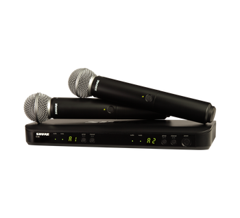 Shure BLX288/SM58 Wireless Dual Vocal System with two SM58 Shure BLX288/SM58 Wireless Dual Vocal System with two SM58