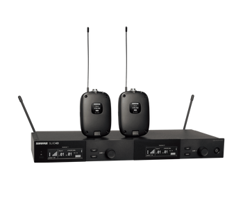 Shure SLXD14D Dual Wireless System with 2x SLXD1 Transmitters Shure SLXD14D Dual Wireless System with 2x SLXD1 Transmitters