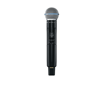 Shure SLXD2 Digital Wireless Microphone Transmitter with Capsule Options Shure SLXD2 Digital Wireless Microphone Transmitter with Capsule Options