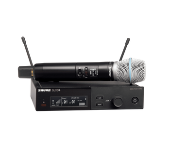 Shure SLXD24 Digital Wireless Microphone Transmitter with Capsule Options Shure SLXD24 Digital Wireless Microphone Transmitter with Capsule Options