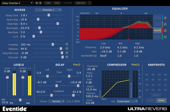 Eventide UltraReverb Comprehensive Reverb Plug-in with 9 Effect Types Eventide UltraReverb Comprehensive Reverb Plug-in with 9 Effect Types