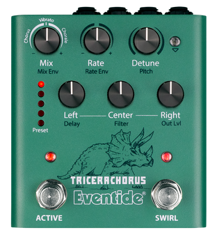 Eventide TriceraChorus Chorus Stompbox with Swirl Effect Eventide TriceraChorus Chorus Stompbox with Swirl Effect