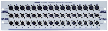 ARX MSX48 16 in, 48 Out ISO-Transformer Microphone / Line Splitter