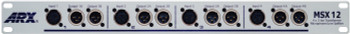 ARX MSX 12 - 4 in, 12 Out ISO-Transformer Microphone/Line Splitter