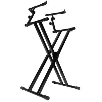On-Stage KS7292 Double-X ERGO-LOK Keyboard Stand with Second Tier On-Stage KS7292 Double-X ERGO-LOK Keyboard Stand with Second Tier