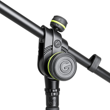 GRAVITY Microphone Stand With Round Base And 2-Point Adjustment Telescoping Boom long GRAVITY Microphone Stand With Round Base And 2-Point Adjustment Telescoping Boom long