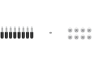 ALVA X8T8Pro 8 x XLR3 Female to 8 x TRS Cable ALVA X8T8Pro 8 x XLR3 Female to 8 x TRS Cable
