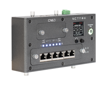 Obsidian Control Netron EN6D Wall Mount Ethernet to DMX Gateway Obsidian Control Netron EN6D Wall Mount Ethernet to DMX Gateway