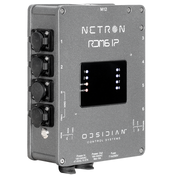 Obsidian Control RDM6 IP 6-Port IP66 DMX RDM Splitter Obsidian Control RDM6 IP 6-Port IP66 DMX RDM Splitter