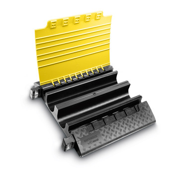 Defender "Ultra L" Cable Protector / 2-WIDE channels / 28x31x5.5" / 67lbs / HEAVY DUTY Defender "Ultra L" Cable Protector / 2-WIDE channels / 28x31x5.5" / 67lbs / HEAVY DUTY