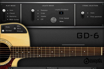 Acousticsamples GD-6 Acoustic Guitar Virtual Electro-Acoustic Guitar