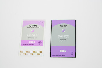 Korg 01/W Music Workstation DANCE Performance & PCM Memory Cards