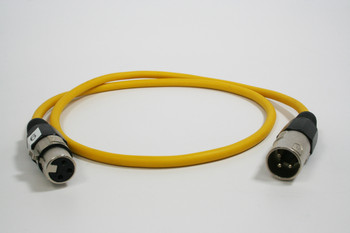 Seismic Audio XLR Cable - 3 Ft - Yellow [USED]