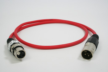 Seismic Audio XLR Cable - 3 Ft - Red [USED]