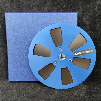 ATR Master Tape 1/4" x 1,250' 7" Blue Slotted Metal Reel w/ Set Up Box (ATR40907-7B)