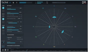 IrcamLAB The Snail Absolute Tuning & Sound Visualization