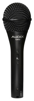 Audix OM2S Dynamic Vocal Micophone W/ On / Off Switch Audix OM2S Dynamic Vocal Micophone W/ On / Off Switch