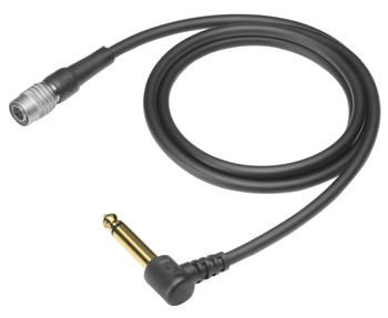Audio-Technica AT-GRcW Instrument Input Cable W/ 90-Degree 1/4" Phone Plug Audio-Technica AT-GRcW Instrument Input Cable W/ 90-Degree 1/4" Phone Plug