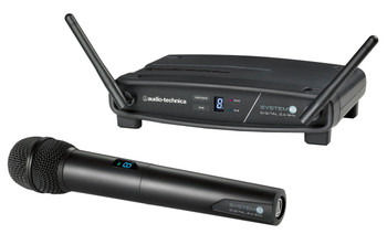 Audio-Technica System-10 ATW-R1100 Receiver & ATW-T1002 Handheld Transmitter System Audio-Technica System-10 ATW-R1100 Receiver & ATW-T1002 Handheld Transmitter System