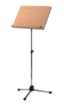 Konig & Meyer 118/1 Orchestra Music Stand w/Chrome Stand & Beech Wooden Desk Konig & Meyer 118/1 Orchestra Music Stand w/Chrome Stand & Beech Wooden Desk