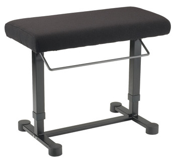 Konig & Meyer 14081 Keyboard Bench W/ Pneumatic Lift, Black Fabric Konig & Meyer 14081 Keyboard Bench W/ Pneumatic Lift, Black Fabric