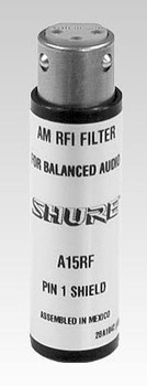 Shure A15RF In-Line RF Interference Attenuator [CLEARANCE]