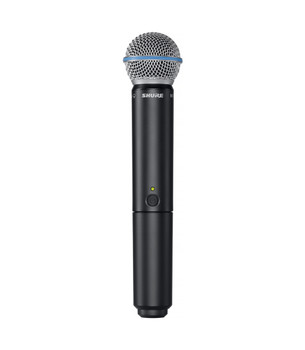 Shure WA713-BLU Colored Handle For BLX2 Transmitter With SM58 And