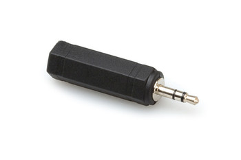 Hosa GMP-386 Adapter - Female 1/4" TS to Male 3.5 mm TRS Hosa GMP-386 Adapter - Female 1/4" TS to Male 3.5 mm TRS