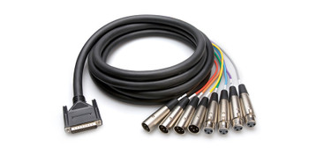 Hosa AES-805Y 16 Ft AES/EBU Snake DB25 to 4 x XLR3M and 4 x XLR3F Hosa AES-805Y 16 Ft AES/EBU Snake DB25 to 4 x XLR3M and 4 x XLR3F