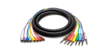 Hosa Unbalanced Snake 1/4 in TS to RCA Hosa Unbalanced Snake 1/4 in TS to RCA